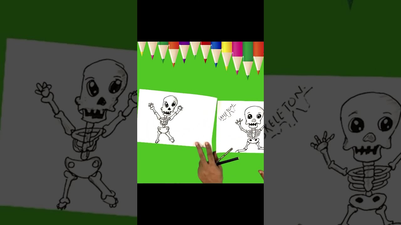 Draw Halloween #shorts