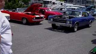 preview picture of video 'Hot Rods in OC, lots of awesome cars'