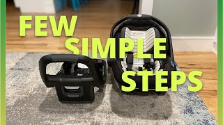 How To Install Graco SnugRide SnugFit 35 DLX Base | Using The Car Seat Anchors [CORRECTED] 4K