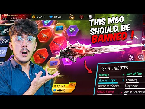 This New Evo M60 Should be Banned 😱 | Most Unfair Gun Ever in Free Fire
