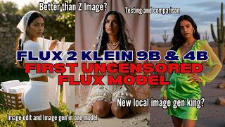 Flux 2 Klein 9B and 4B in Comfy UI