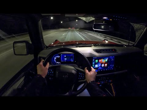 2021 Ford Bronco Badlands 4-Door 7MT - POV Night Drive (Binaural Audio)