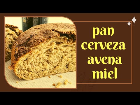 Pan de cerveza Negra, Miel y Avena