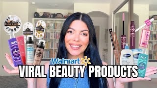 Walmart Beauty Finds : Testing Viral Makeup You NEED This Fall!