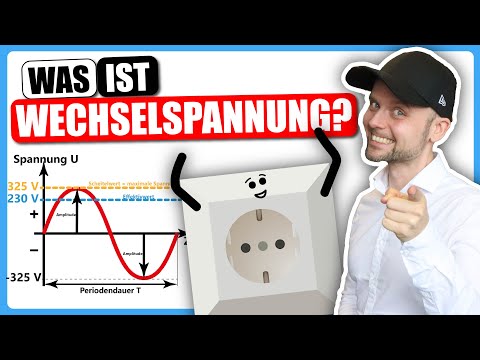 Alternating voltage SIMPLY EXPLAINED with exercise (livestream excerpt)