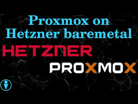 Install Proxmox on Hetzner baremetal server and configure networking