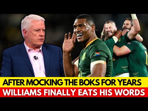 🔥MATT WILLIAMS BOWS TO THE SPRINGBOKS AFTER YEARS OF HATE | SPRINGBOKS NEWS