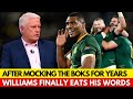 🔥MATT WILLIAMS BOWS TO THE SPRINGBOKS AFTER YEARS OF HATE | SPRINGBOKS NEWS