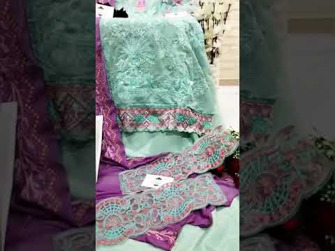 Sana Maryam SM-137 Heavy Faux Georgette Wholesale Pakistani Suit – product video thumbnail