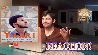Pakistani Reaction on Punjabi Song YAARI | GUR SIDHU | YAAR JIGREE KASOOTI DEGREE