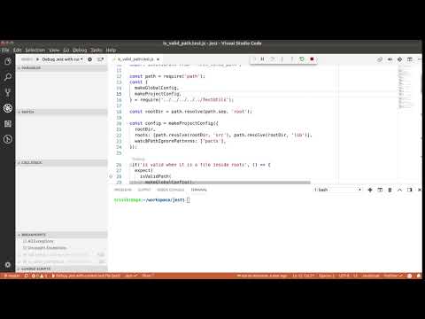 Debug Jest with current test file not stopping at correct breakpoint