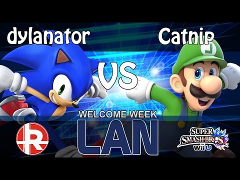 dylanator (Sonic) VS Catnip (Luigi) - Sm4sh Tourney @ Nevada Esports Welcome Week LAN