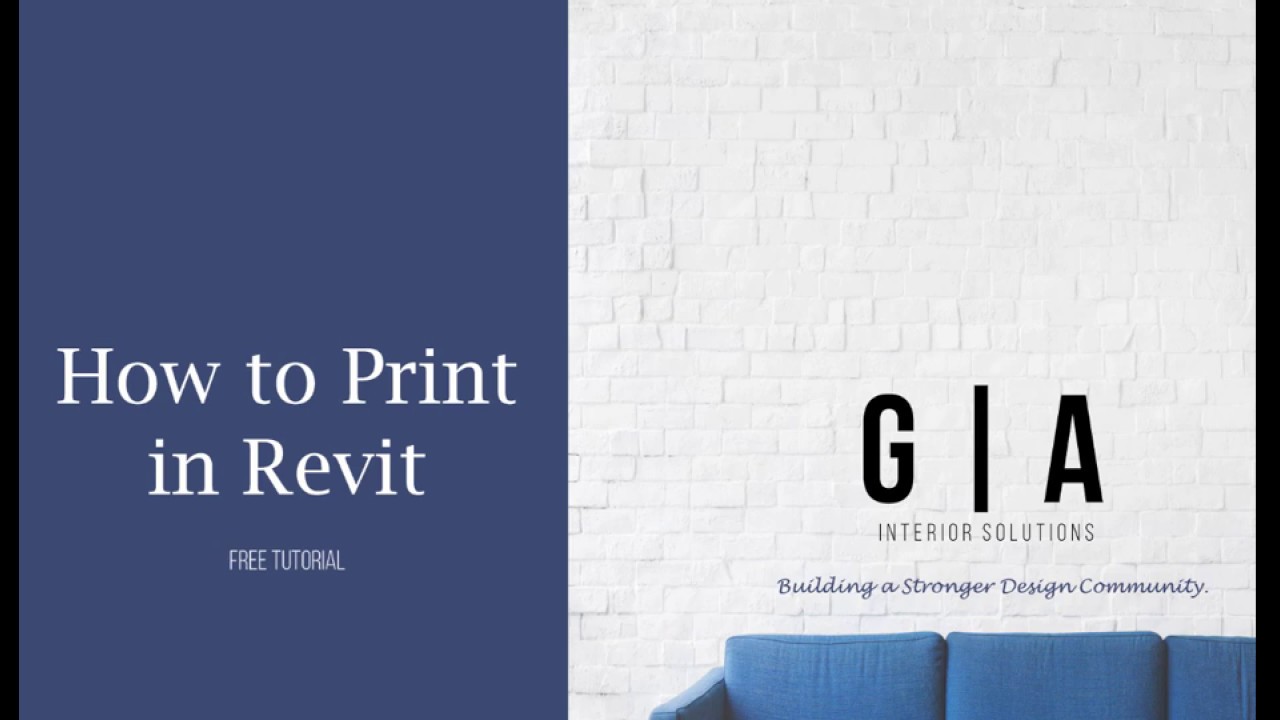 How to Print to PDF in Revit