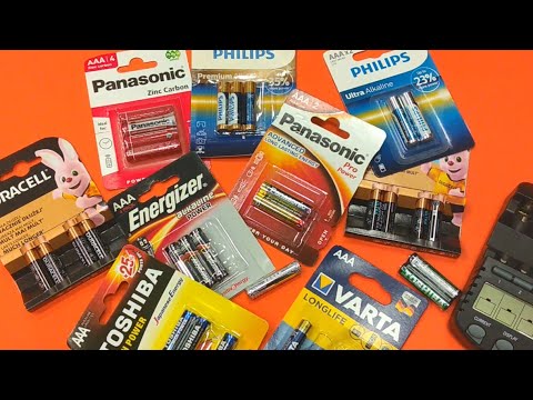 Which AAA Battery is The Best - Duracell vs Tesla vs Philips vs Varta