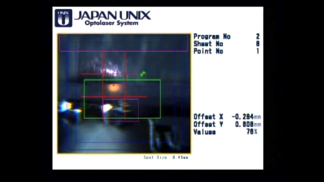 Vision sensor for selective laser soldering レーザーはんだ付ロボットへの画像位置補正実装例