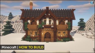 Minecraft Tutorial | Winter Cabin