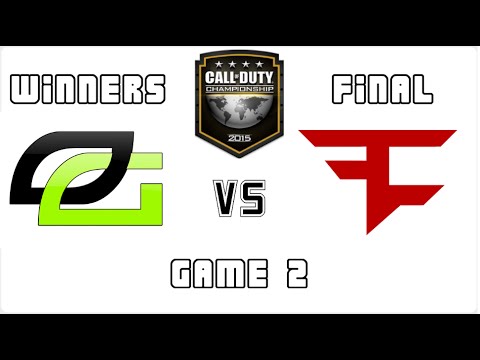 Call Of Duty North American Championships 2015 Winners Final - OpTic Gaming vs Faze Red - GAME 2