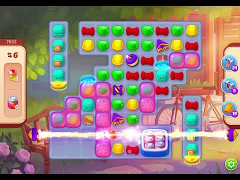 HomeScapes Level 7933 no boosters (16 moves)