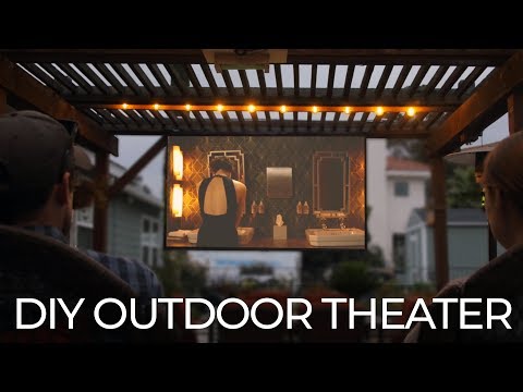 DIY Outdoor Movie Theater
