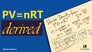 How to derive the ideal gas equation -Equation for ideal gas (PV=nRT) - PV =nRT derivation - Kisembo