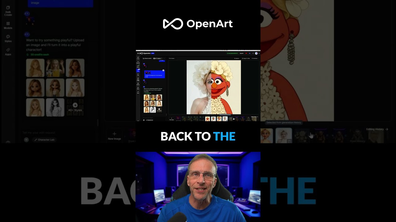 Ready to transform your art in seconds?  #DigitalArt #CreativeTech #openart