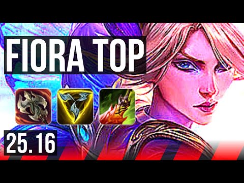FIORA vs GANGPLANK (TOP) | KR Master | 25.16