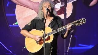 Queen - Brian May &quot;Maybe It&#39;s Because I&#39;m a Londoner + Love Of My Life&quot;  London O2 Arena 17 Jan 2015