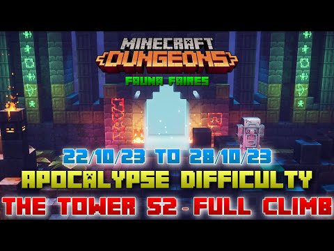 Insane Tower Climb + Apocalypse Guide - Minecraft Dungeons ft. DC Skins