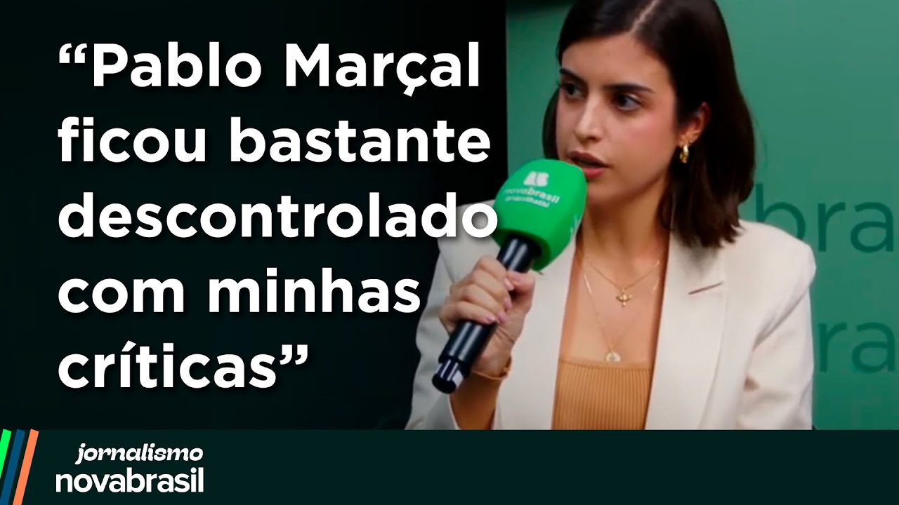 Tabata Amaral comenta sobre polêmica com Pablo Marçal: “Foi cretino e absurdo”