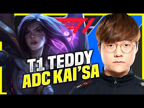 TEDDY IS SO INSANE WITH KAI'SA! - T1 Teddy Plays Kai'sa  ADC vs Samira! | KR SoloQ Patch 10.21