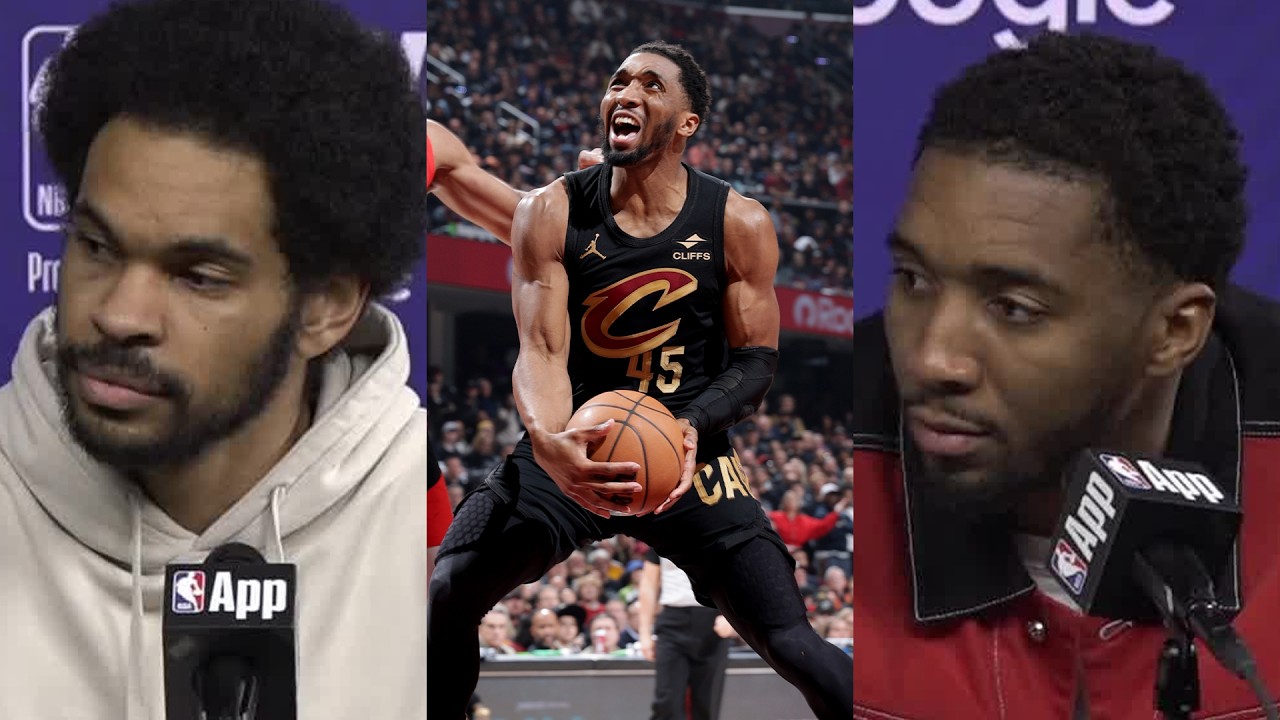 "He's a maniac. He's a maniac. He headbutted dude" Donovan Mitchell & Jarrett Allen on Game 7 Win
