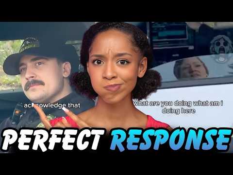 Police Officer PERFECTLY Handles Crazy Leftist Karen