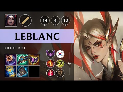 LeBlanc Mid vs Lissandra - KR Master Patch 25.11