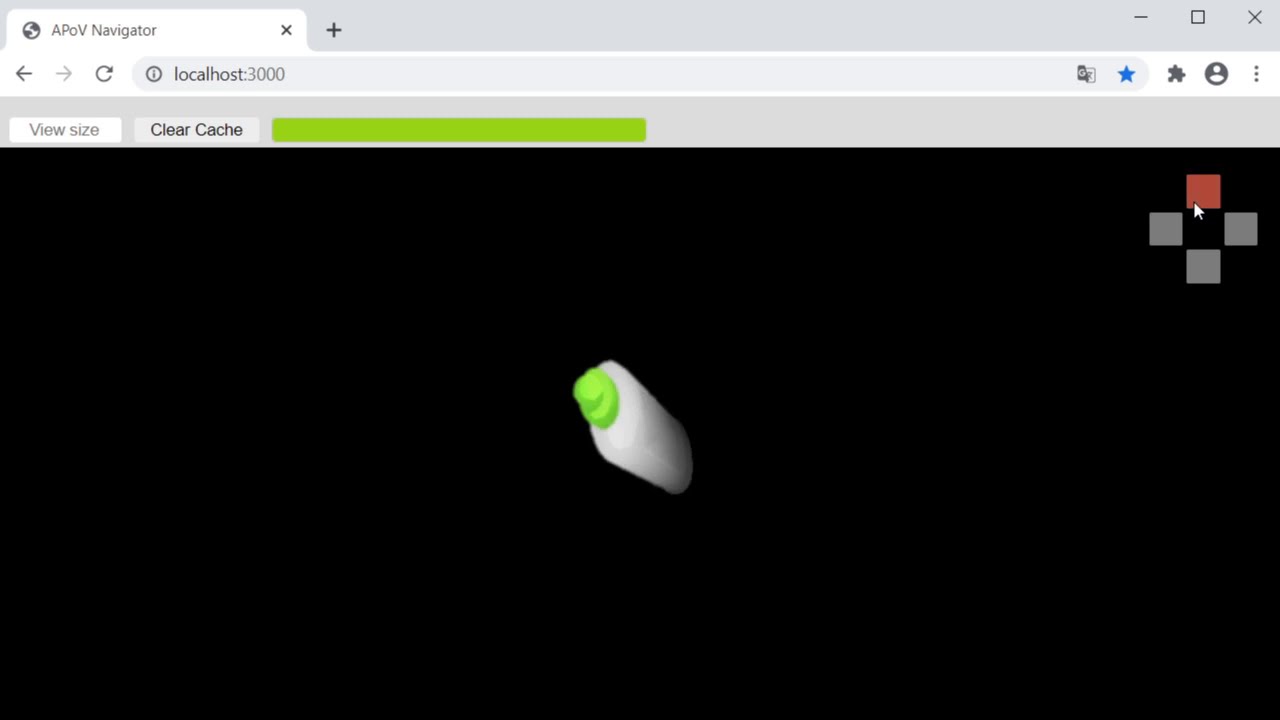 APoV | Javascript version of the Navigator (Using Webgl & React).