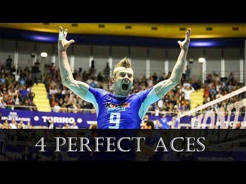 Ivan Zaytsev 4 PERFECT ACES !