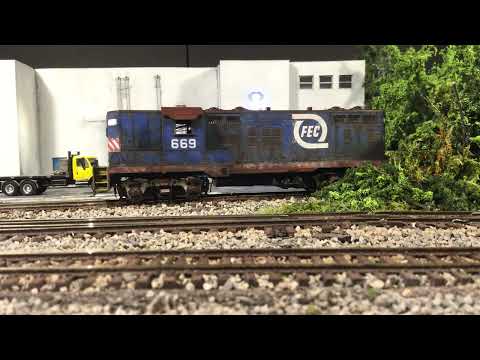 FLORIDA EAST COAST GP9 669: Sneak peek and start up sequence tweak.