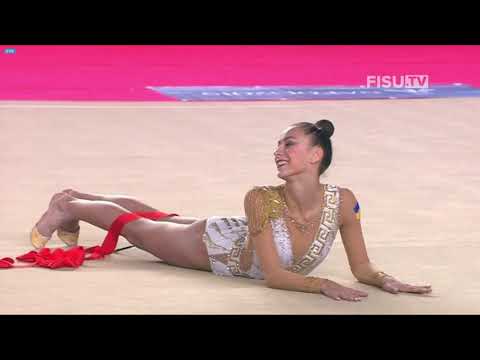 Yeva Meleshchuk  Ribbon EF Universiade Napoli 2019