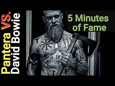 Pantera VS. David Bowie - 5 Minutes of Fame