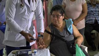 Managua: Minsa realiza campaña nacional sin diabetes en el bo. Villa Venezuela