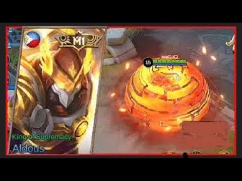 ALDOUS SPECIAL M1 KING OF SUPREMACY GAMEPLAY (WORD CHAMPIONCHIP EXCLUSIVE SKIN) JHANA ML GAMING