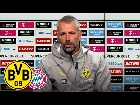"Werden um diesen Titel kämpfen!" | PK mit Marco Rose | BVB - FC Bayern München | Supercup 2021