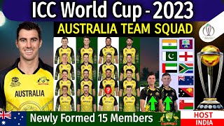 ICC World Cup 2023 - Australia Team Squad  Austral