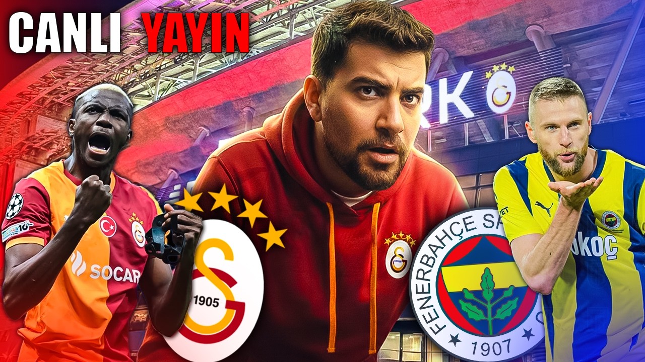 🔴 Galatasaray - Fenerbahçe Stadyum Önünden Canlı Yayın