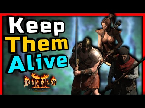 MEGA Budget Gear for you Mecenary, Keep them Alive - Diablo 2 Resurrected