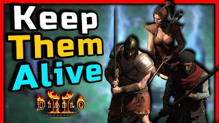 MEGA Budget Gear for your Mercenary, Keep them Alive - Diablo 2 Resurrected
