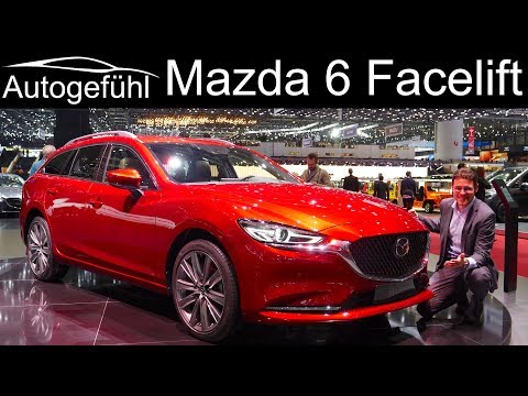 2019 Mazda6 Facelift REVIEW Estate Wagon vs Sedan comparison #GIMS2018 - Autogefühl