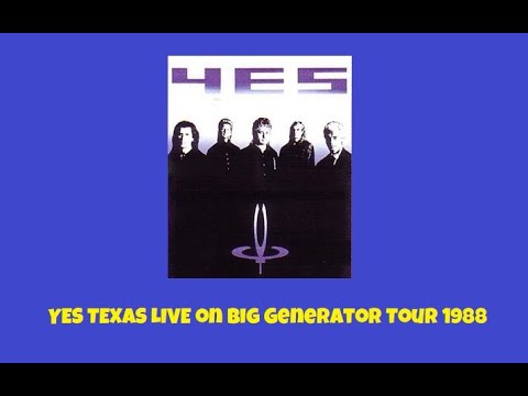 YES - Live in Texas on Big Generator Tour 1988