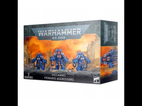 Games workshop  : Primaris Aggressors : Warhammer 40K : In Box Review