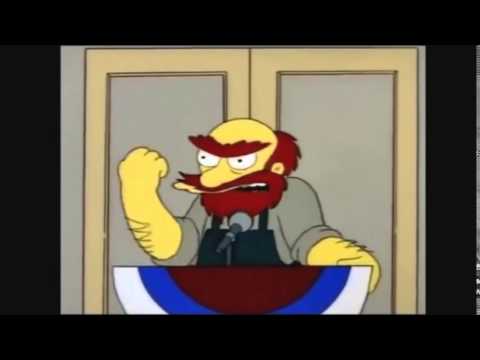 Groundskeeper Willie Mayor speech