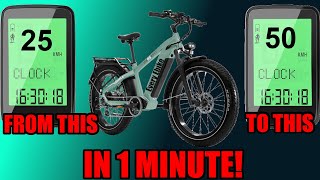 How to make EVERY EBIKE FASTER in 1 MINUTE